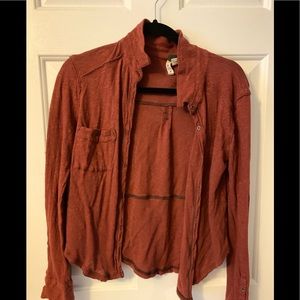 Free people button up